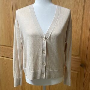 Quince New Lightweight Cotton Cashmere Cardigan